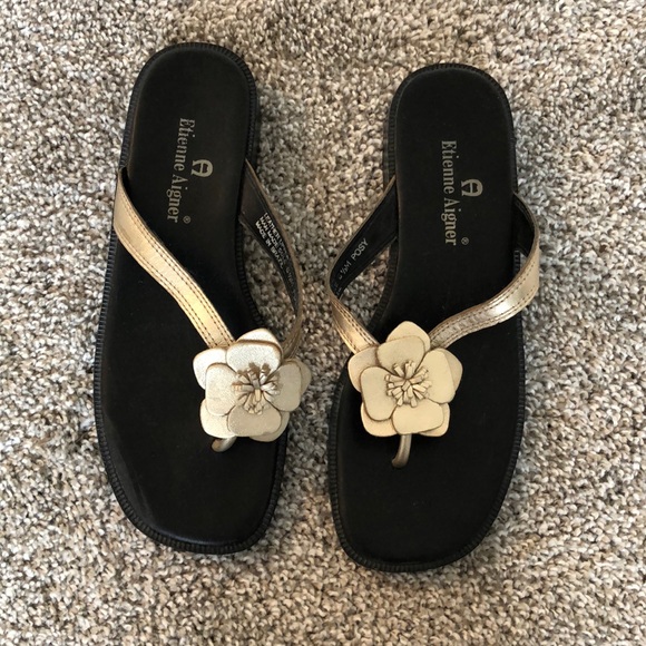 Etienne Aigner Shoes - FREE SHIPPING 💕 Etienne Aigner Flower Sandals